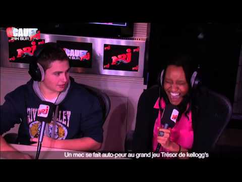 Un mec se fait auto-peur au grand jeu Trésor de kellogg's - C'Cauet sur NRJ