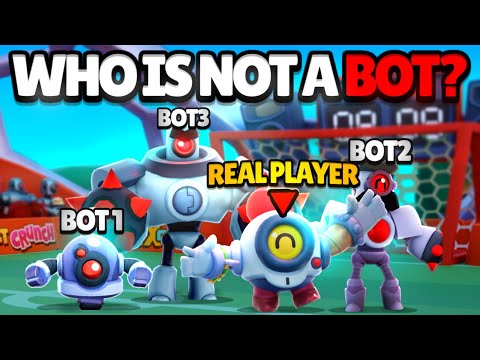 5 Brawl Stars Bots vs 1 Secret Player...