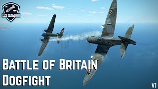 Battle of Britain Dogfight - Spitfires clash with 