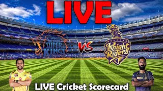 LIVE Cricket Scorecard CSK vs KKR | IPL 2020 - 21th Match | Chennai vs Kolkata