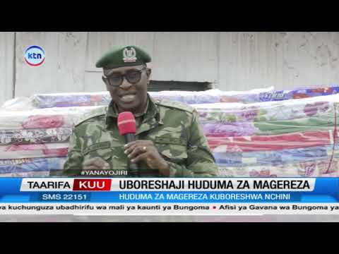 Huduma za magereza zapokea magodoro 980 kuboresha ustawi na haki za wafungwa