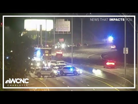 One person killed in I-77 crash near Uptown Charlotte