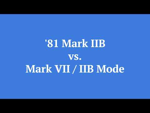 Mesa Boogie Mark VII vs an original Mark IIB!
