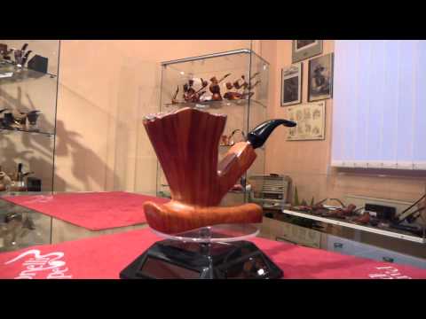 Pipa in radica bent stand up freeshape - www.paronellipipe.it