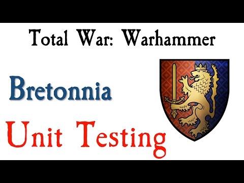 Bretonnia Unit Testing Total War: Warhammer