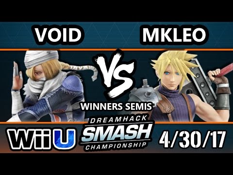 DHA 2017 SSB4 - CLG | Void (Sheik) Vs. FOX MVG | MKLeo (Cloud) Smash 4 WS - Smash Wii U