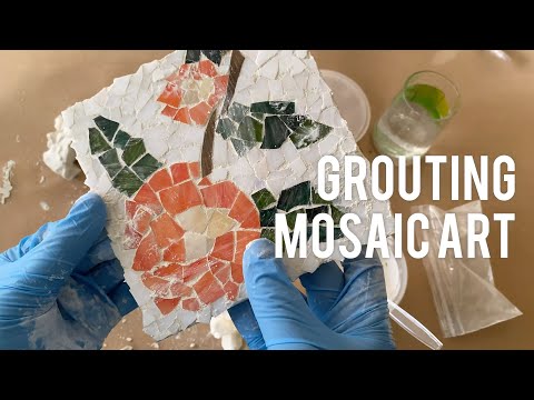 How to Grout Mosaic Art (Learn from my Mistakes)