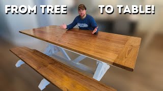 My DIY Farmhouse Table!