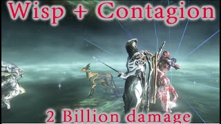 WARFRAME Wisp + Contagion GAMEPLAY OS- 2 Billion damage