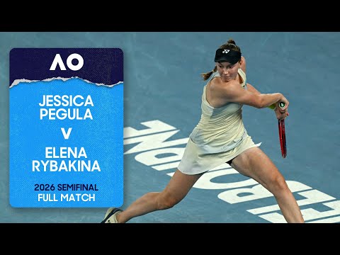 Jessica Pegula v Elena Rybakina Full Match | Australian Open 2026 Semifinal