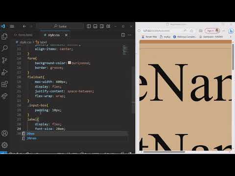 4MINUTE DOUBLE FORM REGISTRATION USING HTML & CSS