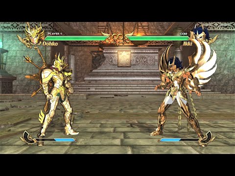 Libra Dohko God Cloth vs Phoenix Ikki God Cloth (Hardest AI) - Saint Seiya: Soldiers' Soul