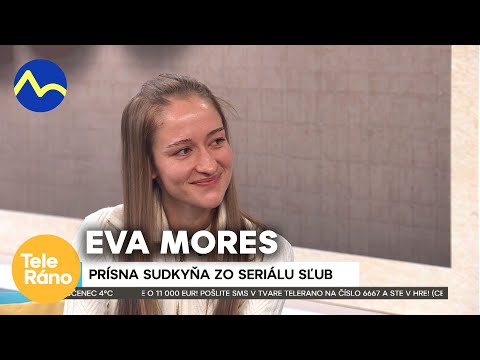 Eva Mores a.k.a. sudkyňa Ivana Sklenárová zo seriálu Sľub | Teleráno