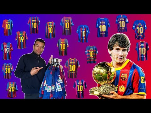 I Finally Found ALL 17 Messi Barça Home Shirts!
