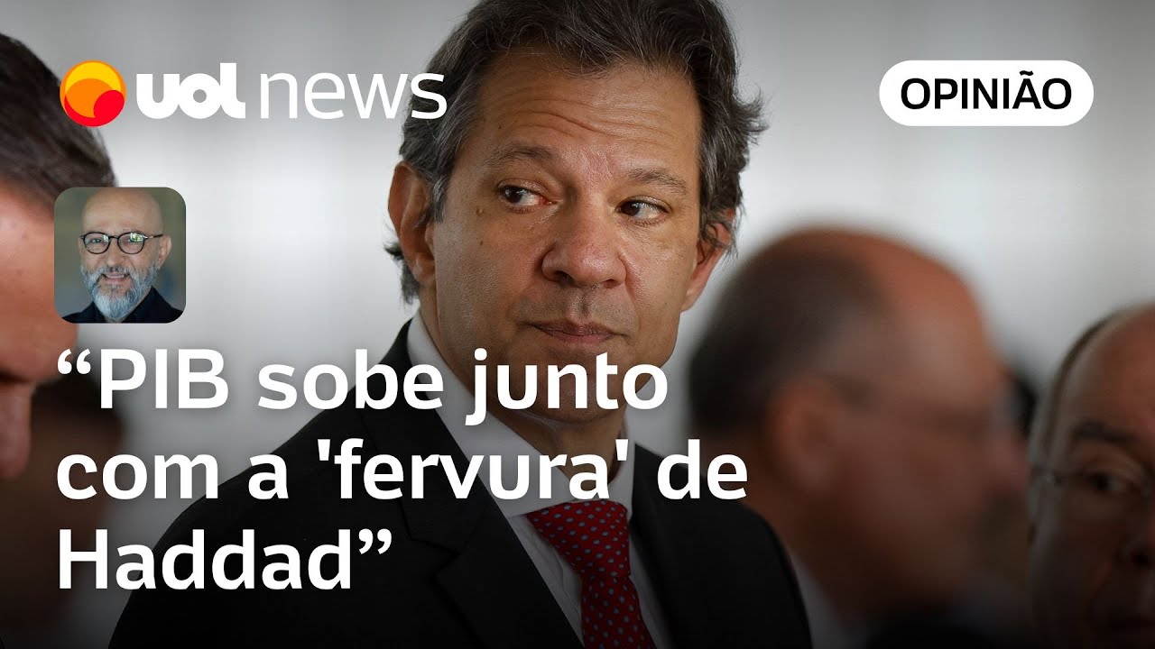 PIB sobe junto com a 'fervura' de Haddad e sistema insustentável | Josias de Souza