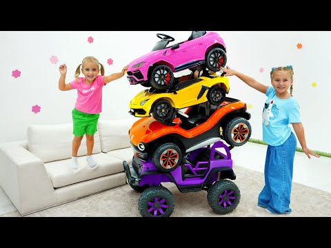 Alice Learns to Share Toys - Transforming Cars for Kids