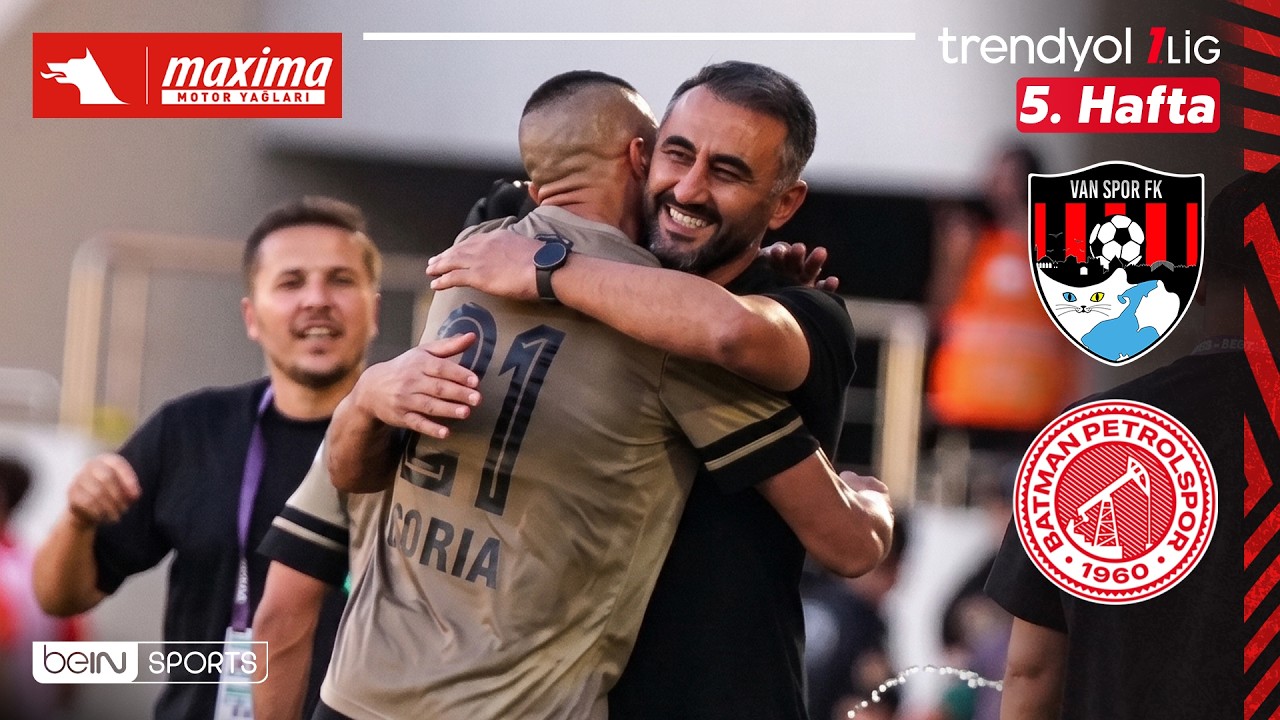Vanspor - Batman Petrolspor | Match Highlights Week 5 | Trendyol 1. Lig - 2026/27