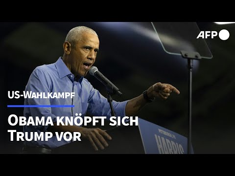 Barack Obama knöpft sich Donald Trump vor | AFP