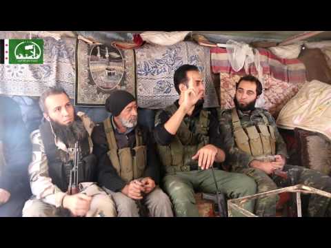 كلمة لقائد تجمع فاستقم صقر أبو قتيبة (مصطفى برو) مع المرابطين على جبهة المطار في حلب