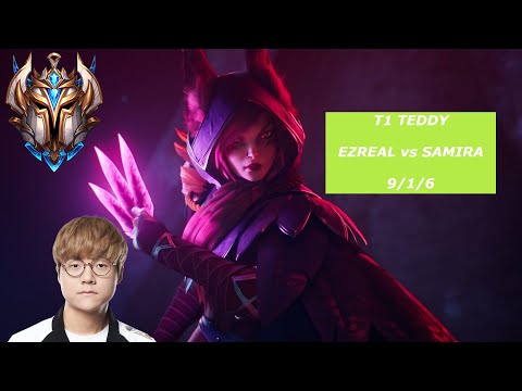 T1 TEDDY Plays ADC | XAYAH vs SAMIRA | KOREAN CHALLENGER | Patch 11.3