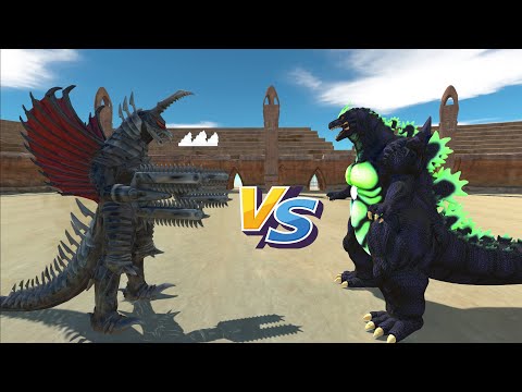 SUPER GODZILLA VS GIGAN FINAL WARS AT THE ARENA - Animal Revolt Battle Simulator