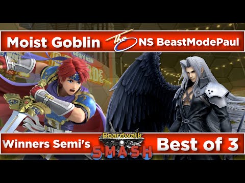 Moist Goblin (Roy) Vs Beastmodepaul (Sephiroth)  | CFL SSBU - Winners Round SF - Boardwalk Smash 82
