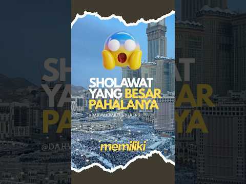 Sholawat yang pahalanya sangat besar, membuat malaikat kewalahan mencatatnya @ismailattaki #shorts