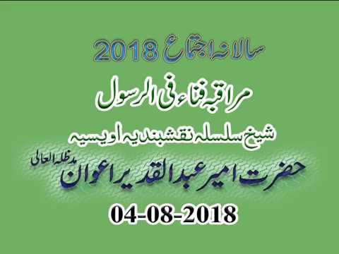 Watch Sohbat-e-Sheikh (Maraqba Fina Firrasool SAW) YouTube Video