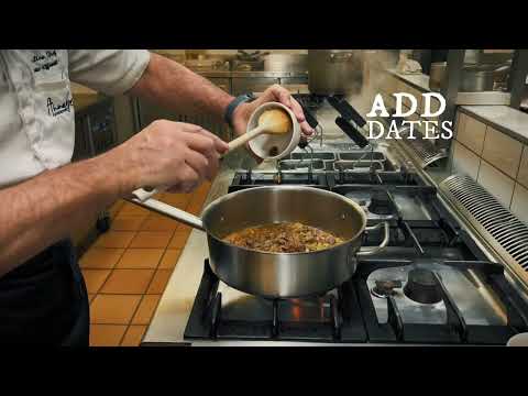 The Dates Connection: Open Ravioli with Lamb & Dates  by Chef Nicola Offredi - KSA