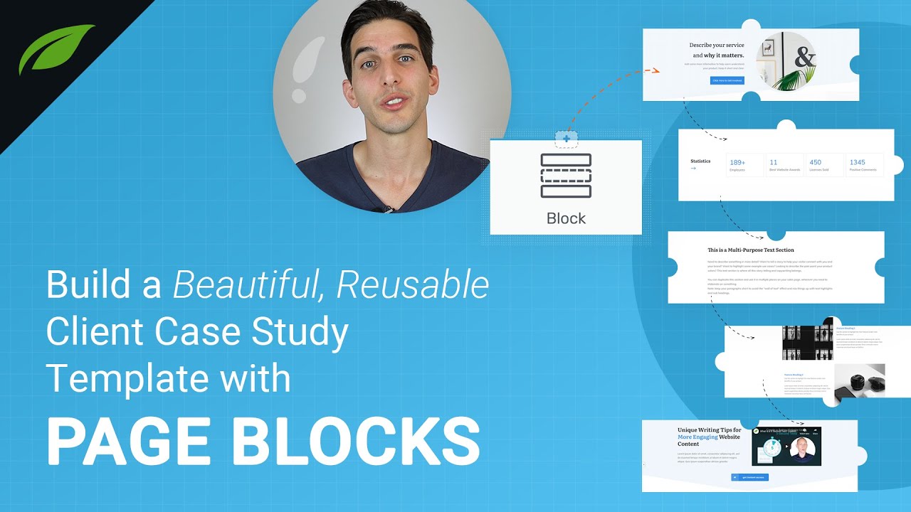 How To Build Case Study Templates for WordPress Fast with Page Blocks