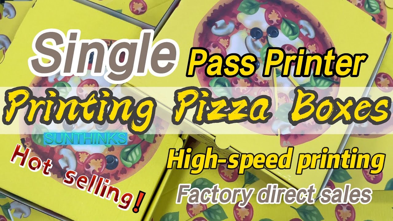 SC300 single pass printer For Pizza Box Printing