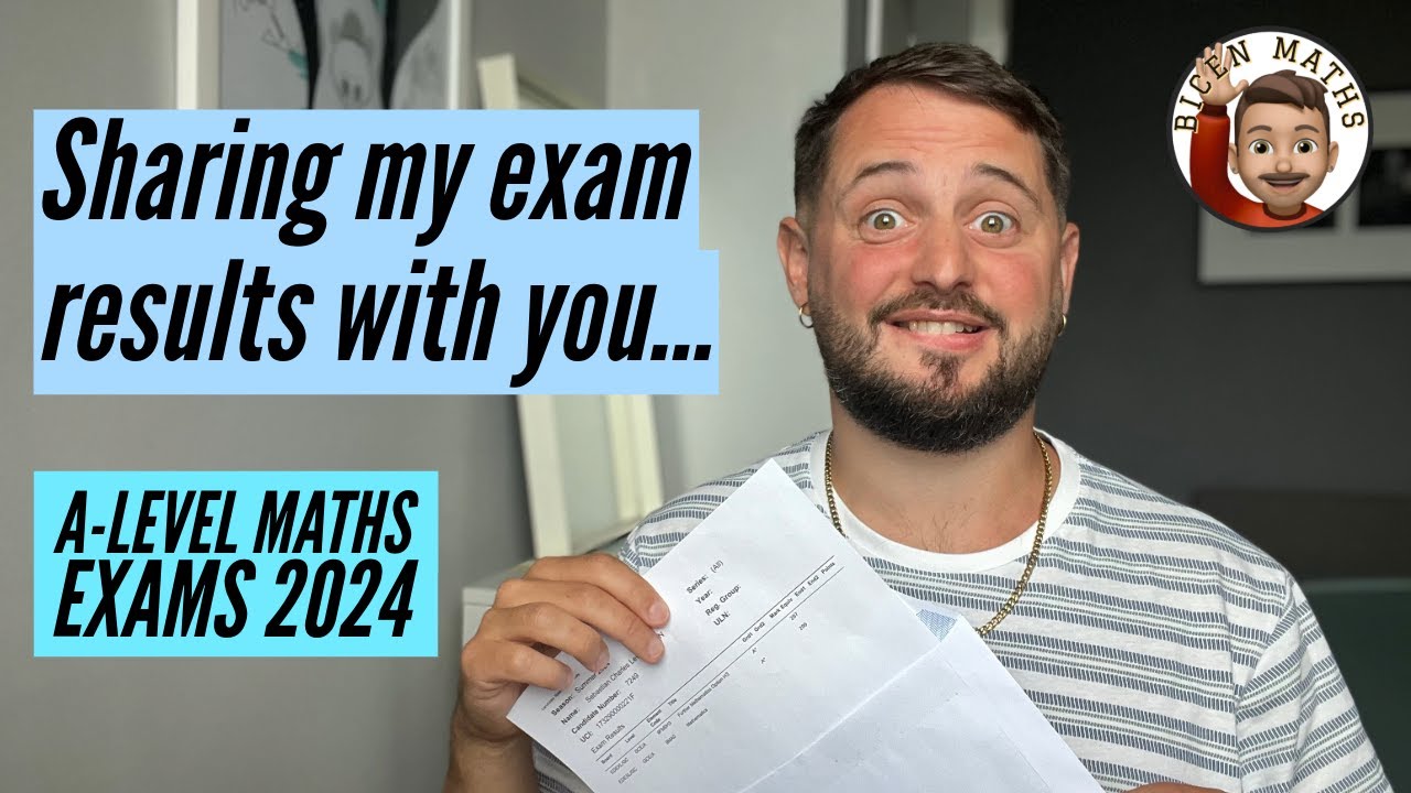 Sharing my exam results with you... [Results Day 2024, A-Level Maths/Further Maths]
