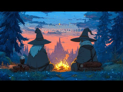 Medieval Music for Stress Relief | The Mages’ Rest by the Campfire