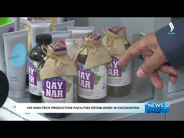 140 high-tech production facilities established in Kazakhstan