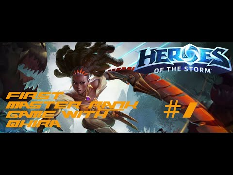 Qhira - First Master Rank Game with the new Hots Hero (Qhi'ra Heroes of the Storm Gameplay)