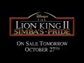 The Lion King 2 Simba S Pride Commercial 1998