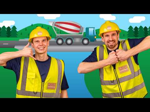 Puistopartio - Betoniauto | Lastenlauluja työkoneista