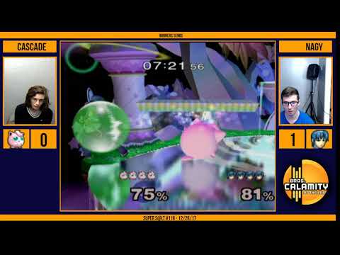 Super S@LT #116 | Cascade (Puff) vs Nagy (Marth) - Winners Semis - Melee