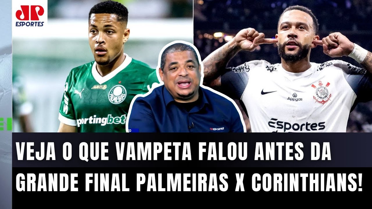 "POR%@! VOCÊS ACREDITAM NISSO??? Os caras QUEREM que o Corinthians contra o Palmeiras..." | VAMPETA