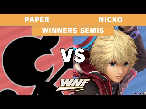 WNF 3.9 Nicko (Shulk) vs Paper (Mr Game and Watch) - Winners Semis - Smash Ultimate