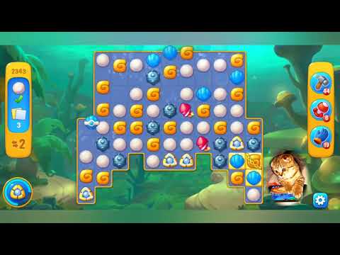 Fishdom 2022, no Boosters,  2343  level  -  прохождение без бустеров,  2343  уровень.