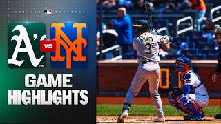A's vs. Mets Game Highlights (4/12/26) | MLB Highlights