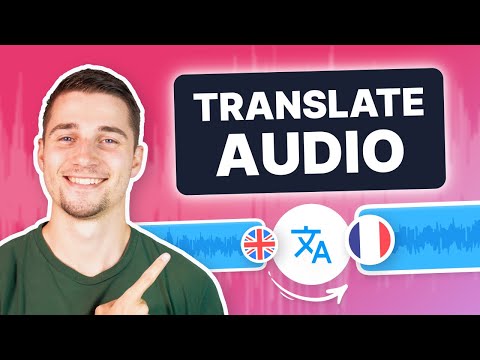 Part of a video titled How to Translate Audio | Online Audio Translator - YouTube