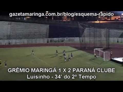 Grêmio Maringá 1 x 2 Paraná Clube - Paranaense Divisão de Acesso 2012.wmv