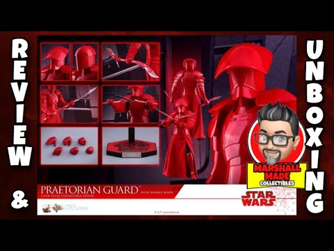 4K Hot Toys MMS454 Star Wars Praetorian Guard Double Blade 1/6 Figure Review & Unboxing