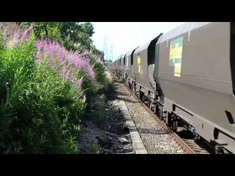 70004 4Z59 Rugeley Power Station - Liverpool Bulk Terminal @ Lea Green 16/08/12