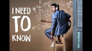 Rick Karnadi - I Need To Know (Official Music Video)