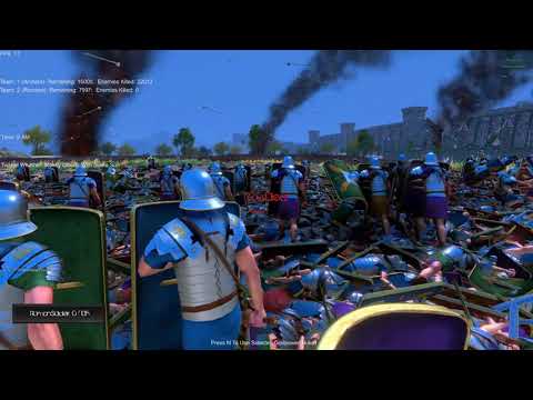 UEBS 15 000 ARCHERS VS 30 000 ROMAN LEGIONNAIRES - Ultimate Epic Battle Simulator