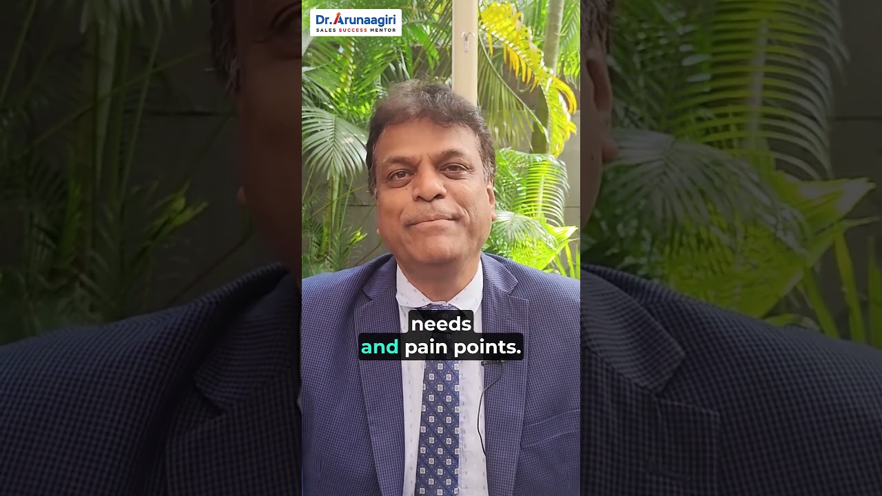 Tip 1 - Convert Leads to Profitable Sales | Dr Arunaagiri Mudaaliar