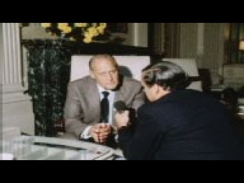 JOAO HAVELANGE PRESIDENT OF FIFA GIVES INTERVIEW: SYND 30 9 81